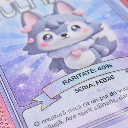 Vulpișor - Cartonaș de Colecție