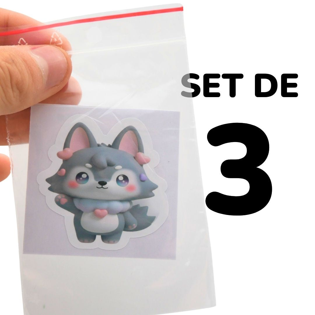 Vulpișor - Set 3 Stickere